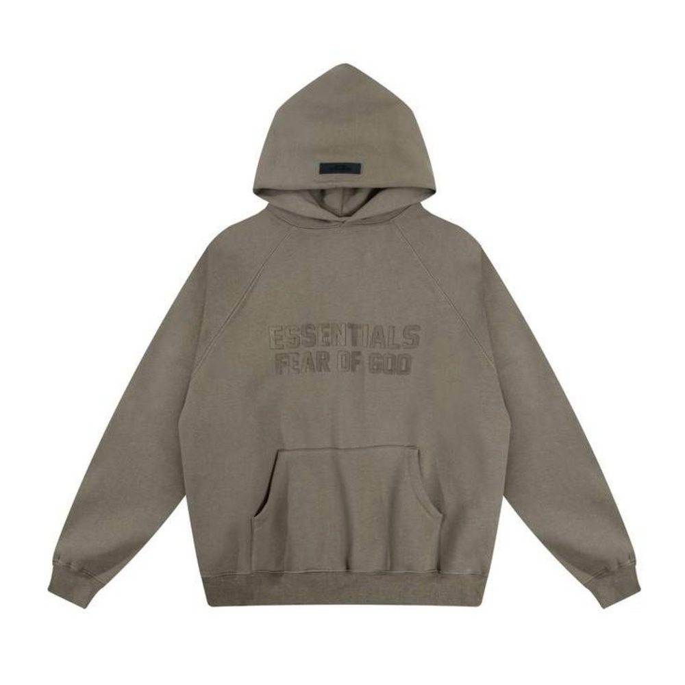 ESSENTIALS Fear Of God Taupe Hoodie Size M